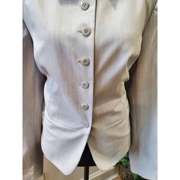 Apostrophe Women's White Polyester Long Sleeve Buttons Front Jacket Size 18 - Picture 3 of 10